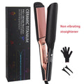 500F Hair Straightener High Temperature Flat Irons Wide Plate Plasma Ions for Keratin Treatment Frizzy Hair Recovers Damaged