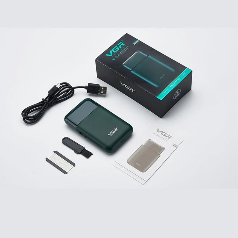 Electric Razor for Men Washable USB Rechargeable Cordless Foil Shaver with Pop-Up Beard Trimmer Multifunction Portable Travel