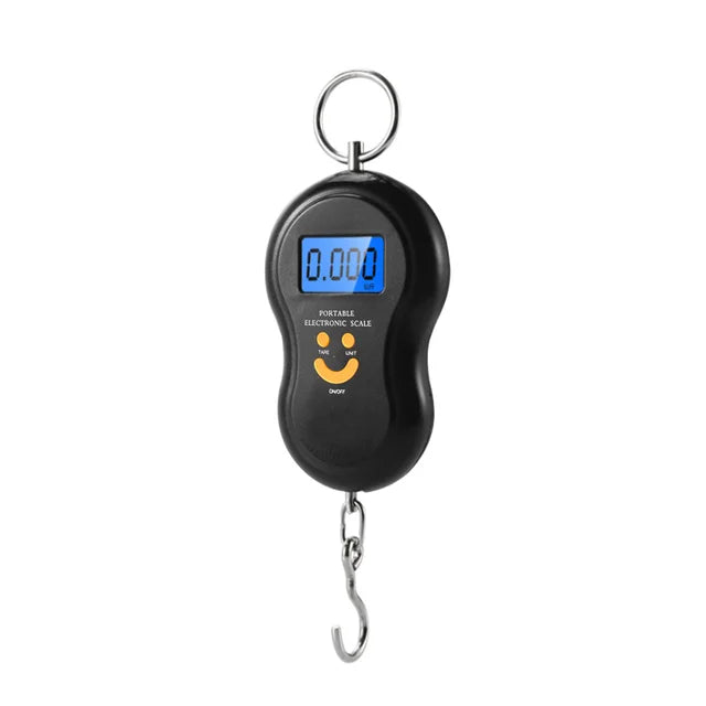 50kg/110lb Digital Luggage Scale 40Kg*10g Hanging Scale With Backlight Electronic Portable Suitcase Travel Weighs Hanging Scales
