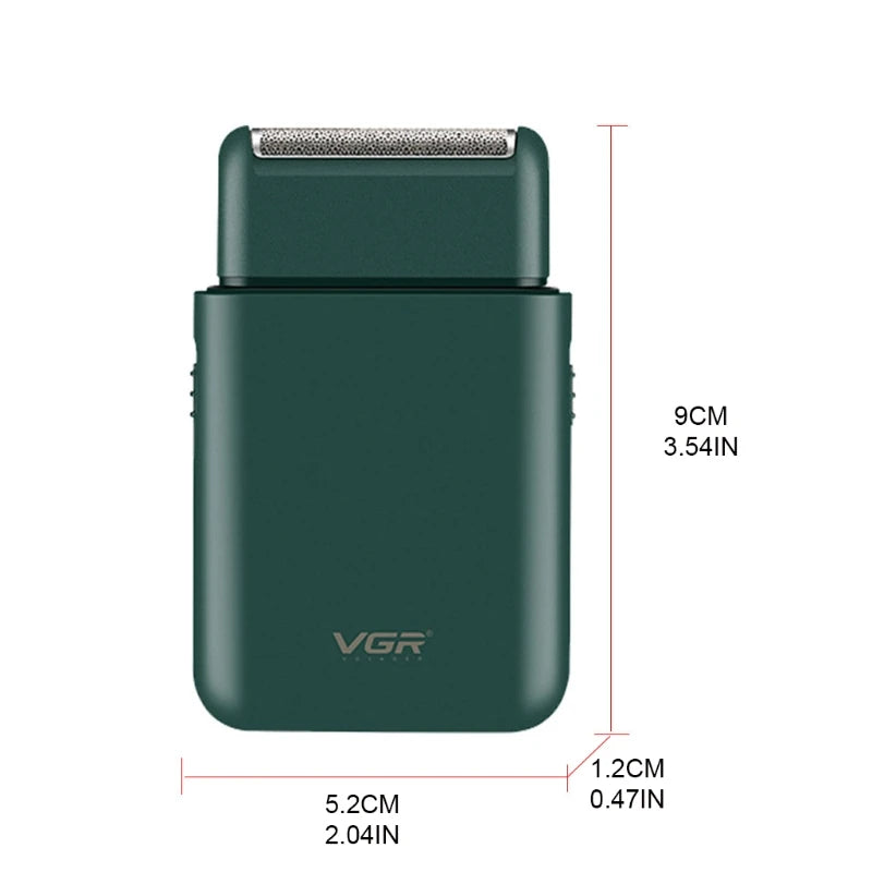 Electric Razor for Men Washable USB Rechargeable Cordless Foil Shaver with Pop-Up Beard Trimmer Multifunction Portable Travel