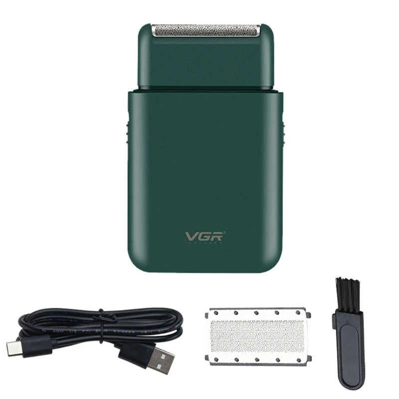 Electric Razor for Men Washable USB Rechargeable Cordless Foil Shaver with Pop-Up Beard Trimmer Multifunction Portable Travel