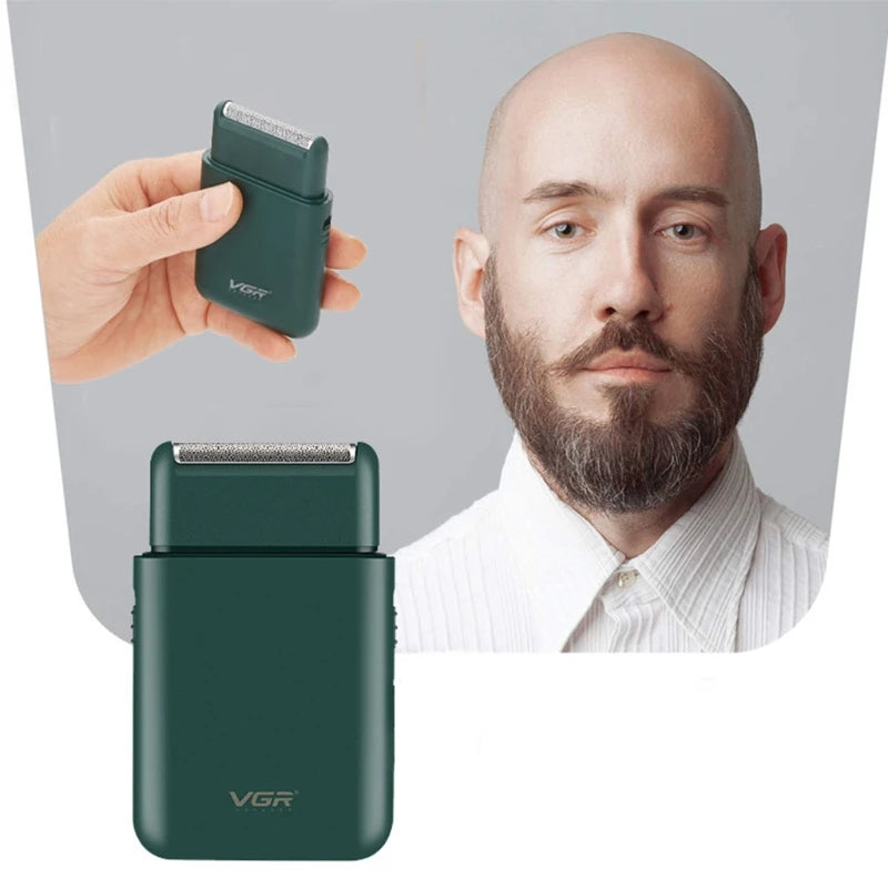 Electric Razor for Men Washable USB Rechargeable Cordless Foil Shaver with Pop-Up Beard Trimmer Multifunction Portable Travel
