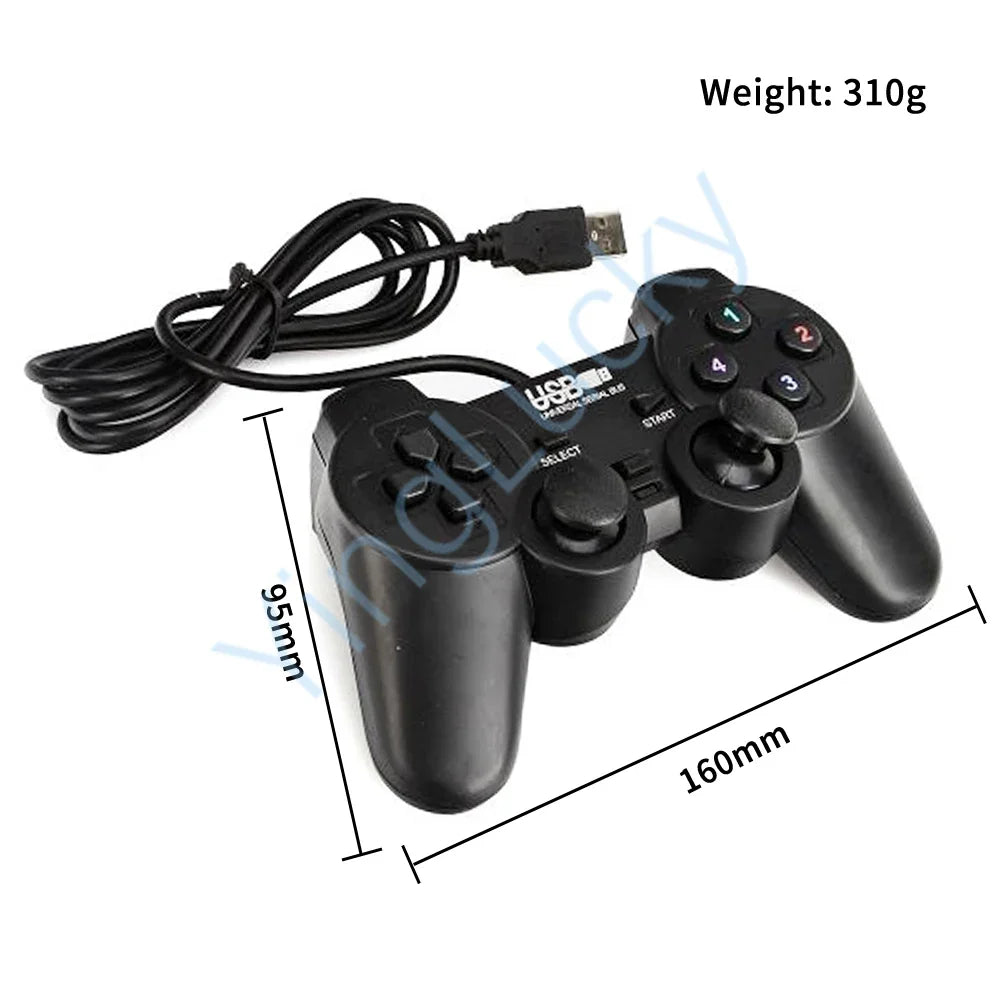 New Double Wired Wireless Joypad For Pandora Box 3D Pandora's DX Gaming Controller Arcade Board PC Computer USB Wireless Gamepad