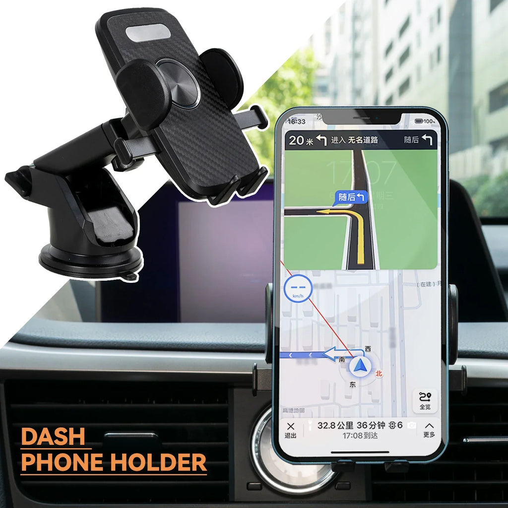 Car Phone Holder Auto Clamp Windscreen / Dashboard Suction Mount Stand Cradle AX