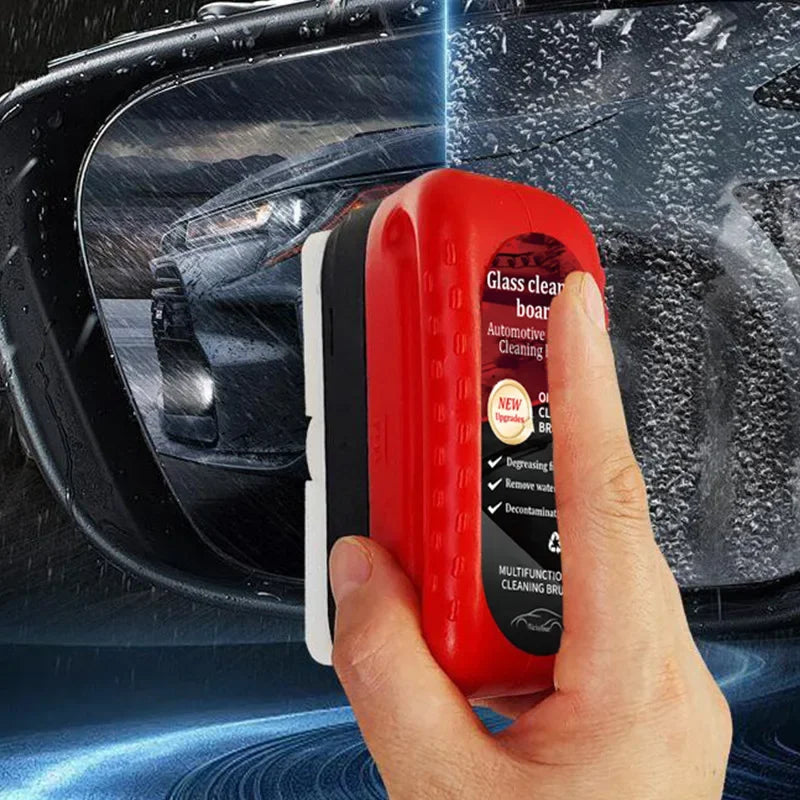 Car Glass Coating Oil Film Clean Brush Rearview Mirrors Anti-fog Rain-proof  Windows Cleaning Glass Repair Lamp Polishing Agent