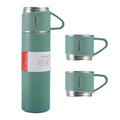 500ML Vacuum Insulated Bottle Portable Coffee Mug with 3 Cups Vacuum Cup Stainless Steel Last for 6-12H for Travel