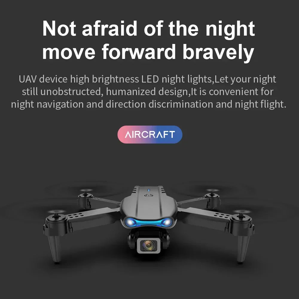 Dual Camera  E99Pro HD Drone with WiFi FPV Obstacle Avoidance Quadcopter Aerial Photography Professional