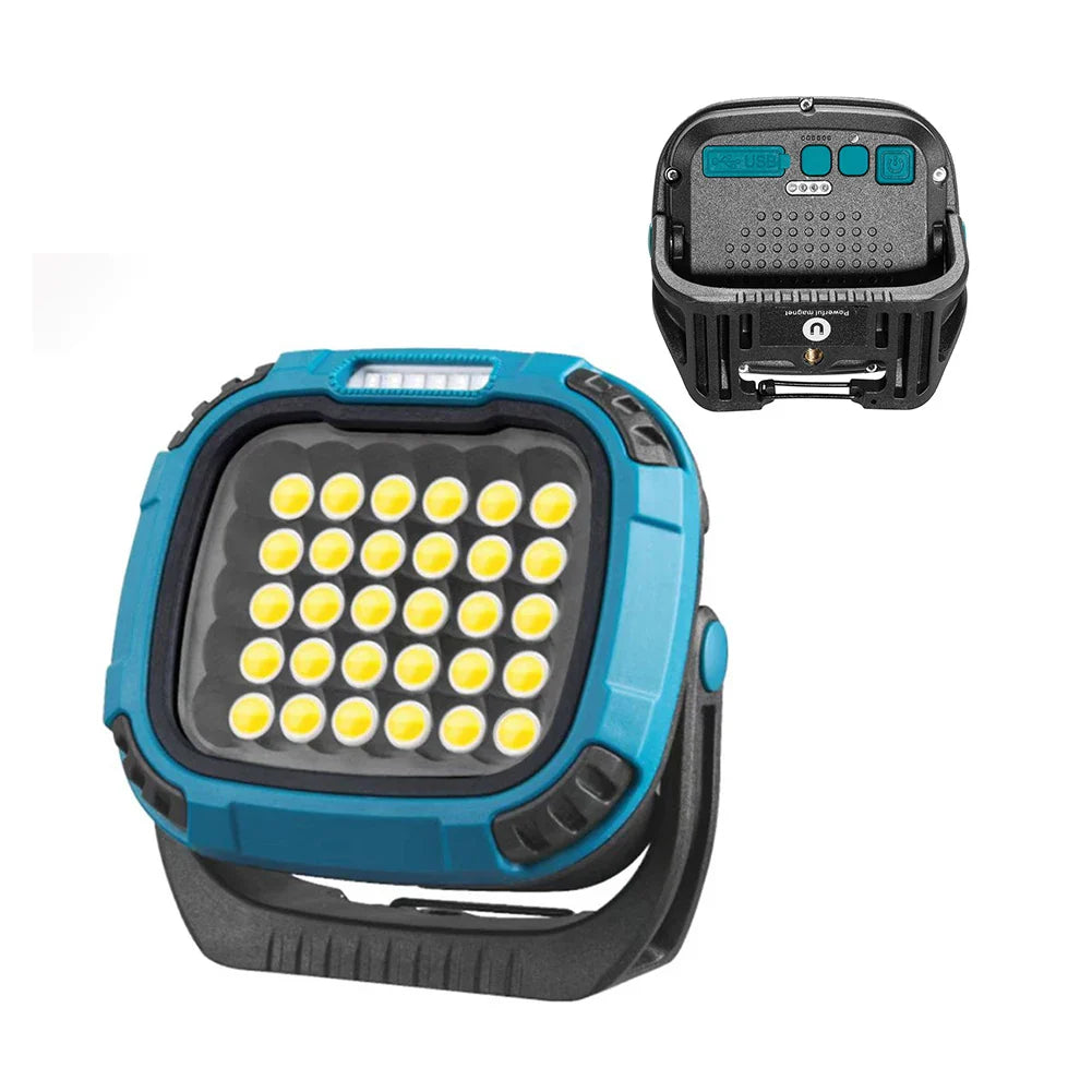 New Portable Led Spotlight Super Bright Led Dimmable Work Light USB Rechargeable for Outdoor Camping Lamp Led Flashlight by