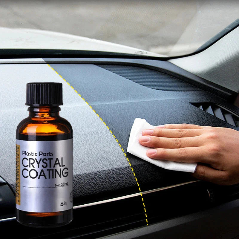30ml Automotive Plastics Parts Crystal Coatings Plastic Trim Restorer For Cars Maintenance Agent Durable Car Plastics Restorer
