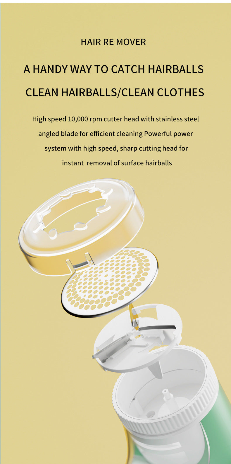 Household Clothes Electric Shaver Fabric Lint Remover Fuzz Electric Fluff Portable Brush blade Professional Lint Remover Trimmer