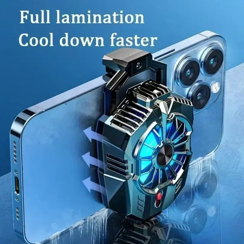 Magnetic Mobile Phone Cooling Radiator Fan Two Speed Adjustable Semiconductor Ice Sealed Radiator For IPhone Samsung Xiaomi