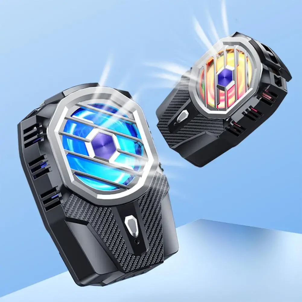 X91 Mobile Phone Semiconductor Cooling Fan Radiator 3 Gears Adjustable Back-clip Game Cooler for IOS Android PUBG Cool Heat Sink