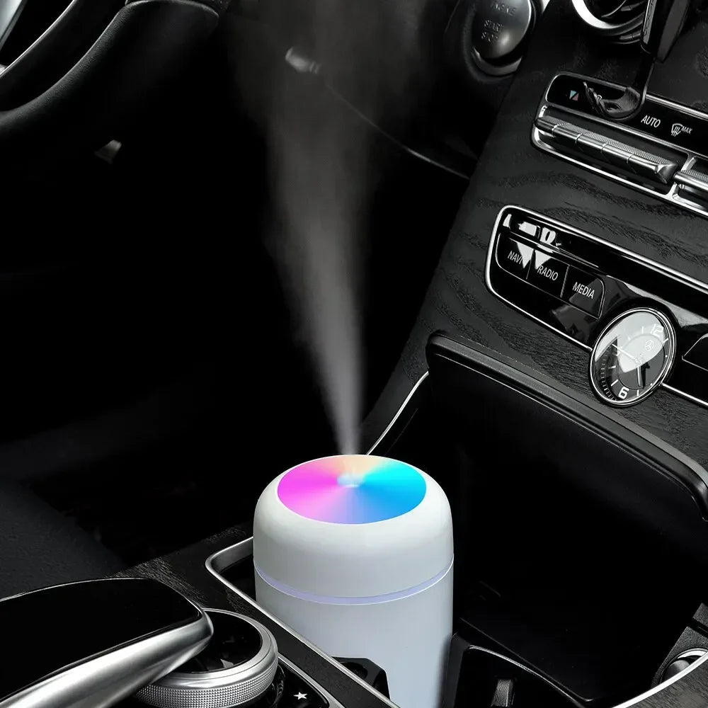 Portable USB Ultrasonic Aroma Diffuser Colorful Humidifier Cool Mist Maker Air Purifier for Home Car