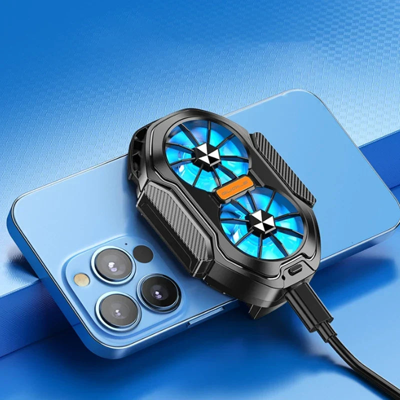 Magnetic Mobile Phone Cooling Radiator Fan Two Speed Adjustable Semiconductor Ice Sealed Radiator For IPhone Samsung Xiaomi