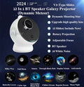 Meteor Star Projector, Galaxy Projector for Bedroom, LED Night Light Aurora Projector with BT Speaker, White Noise, Timer Gifts