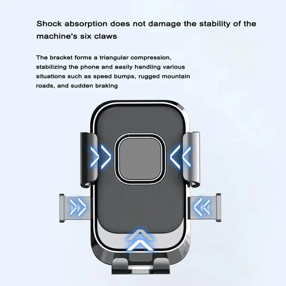 Bike Phone Holder Motorcycle Fast Locking Rotatable MTB Phone Mount Shockproof Phone Holder