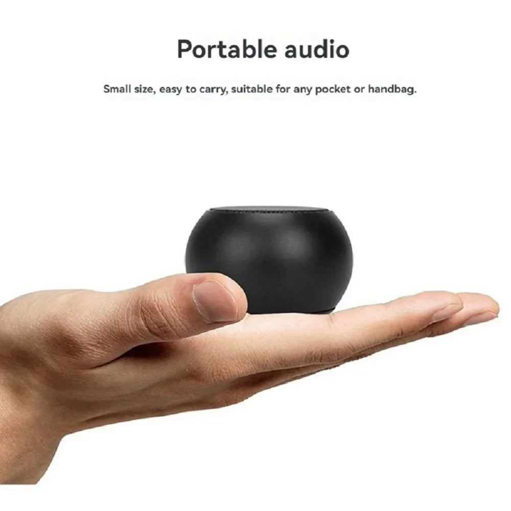 High Quality Wireless Bluetooth Speaker Portable Small Steel Gun Metal Heavy Subwoofer Outdoor New Mini Bluetooth Small Speaker