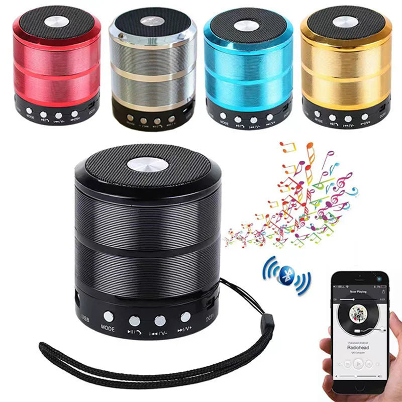 Portable Mini Bluetooth Speaker with Strap Unique Design Superior Sound Quality