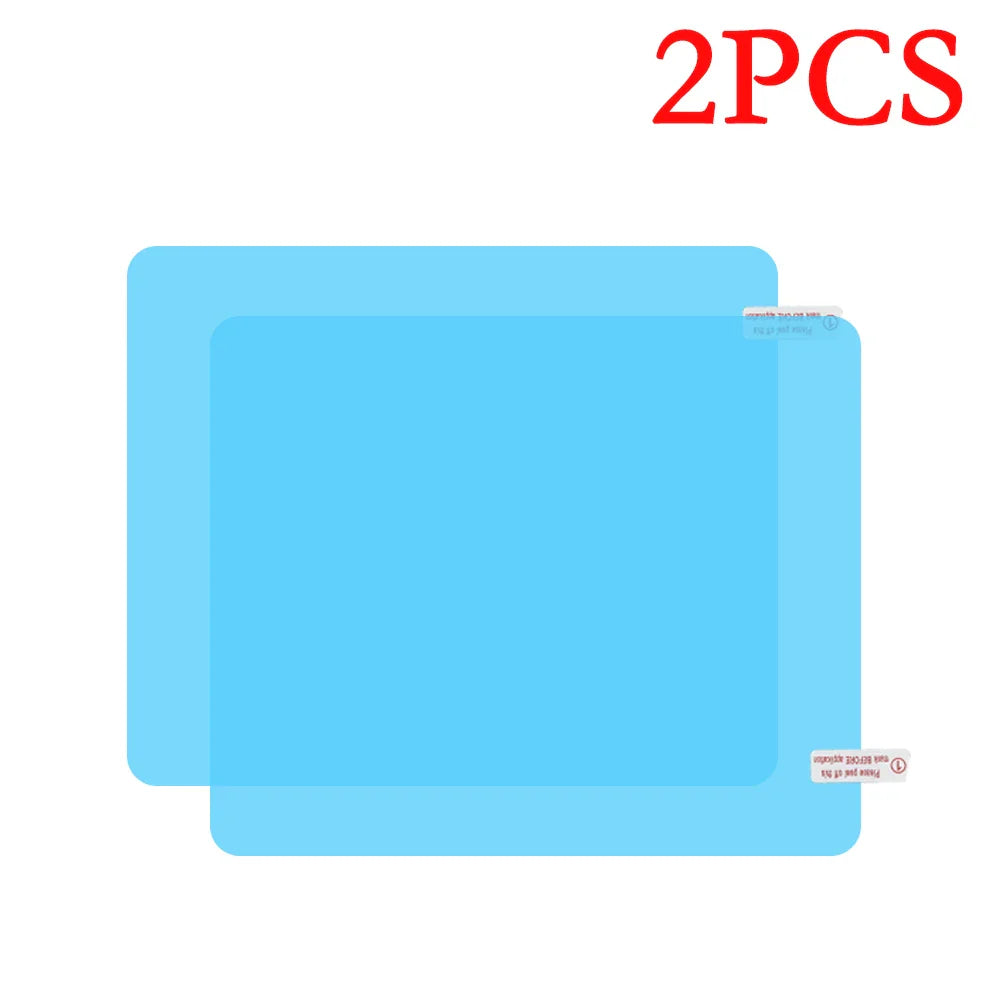 Car Truck Rearview Mirror Rain-proof Film Sticker Window Glass Anti-Fog Anti-reflective Clear Waterproof Films