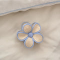 Cream Mousse Flower Medium Grab Clip Atmosphere Shark Back Head Plate Hairpin Half Tie Hair Summer New Claw Leading Fashion Kpop