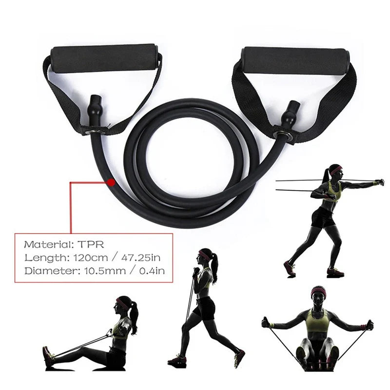 Resistance Bands With Handles, Exercise Bands, Workout Bands With Handles For Men Women, Strength Training Equipment At Home