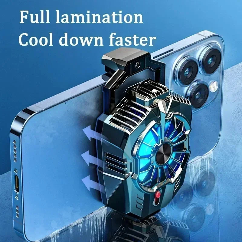 Magnetic Mobile Phone Cooling Radiator Fan Two Speed Adjustable Semiconductor Ice Sealed Radiator For IPhone Samsung Xiaomi