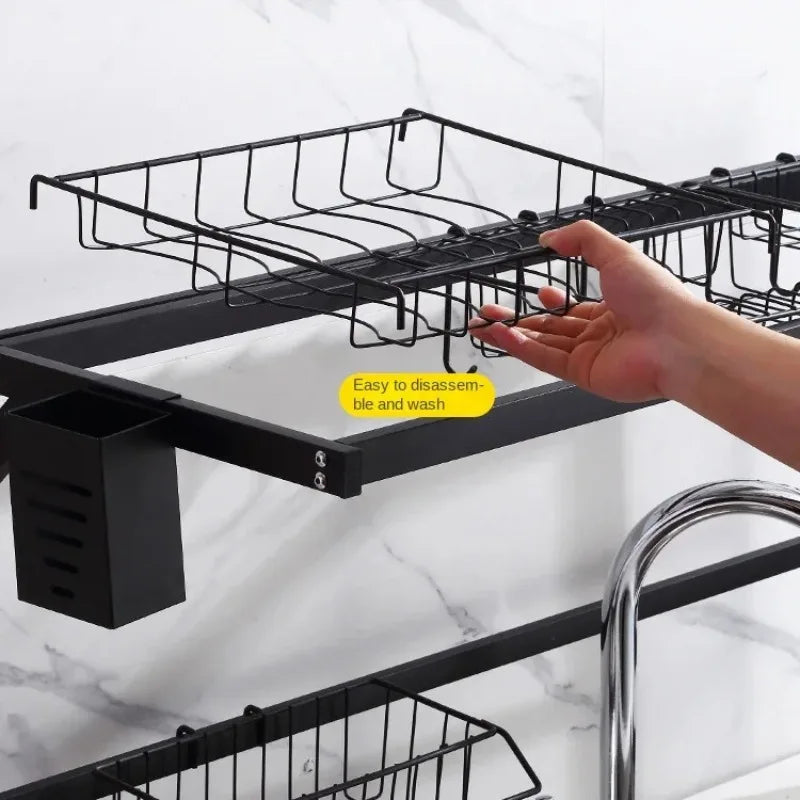 Multifunctional Racks Holders Storage Rack Knife Stand Dish Dish Fruit and Vegetable Bowl Chopsticks Tube Cleaning Kitchenware