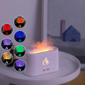 Colorful simulated flame aromatherapy machine atmosphere night light indoor humidification atomizer fragrance essential oil