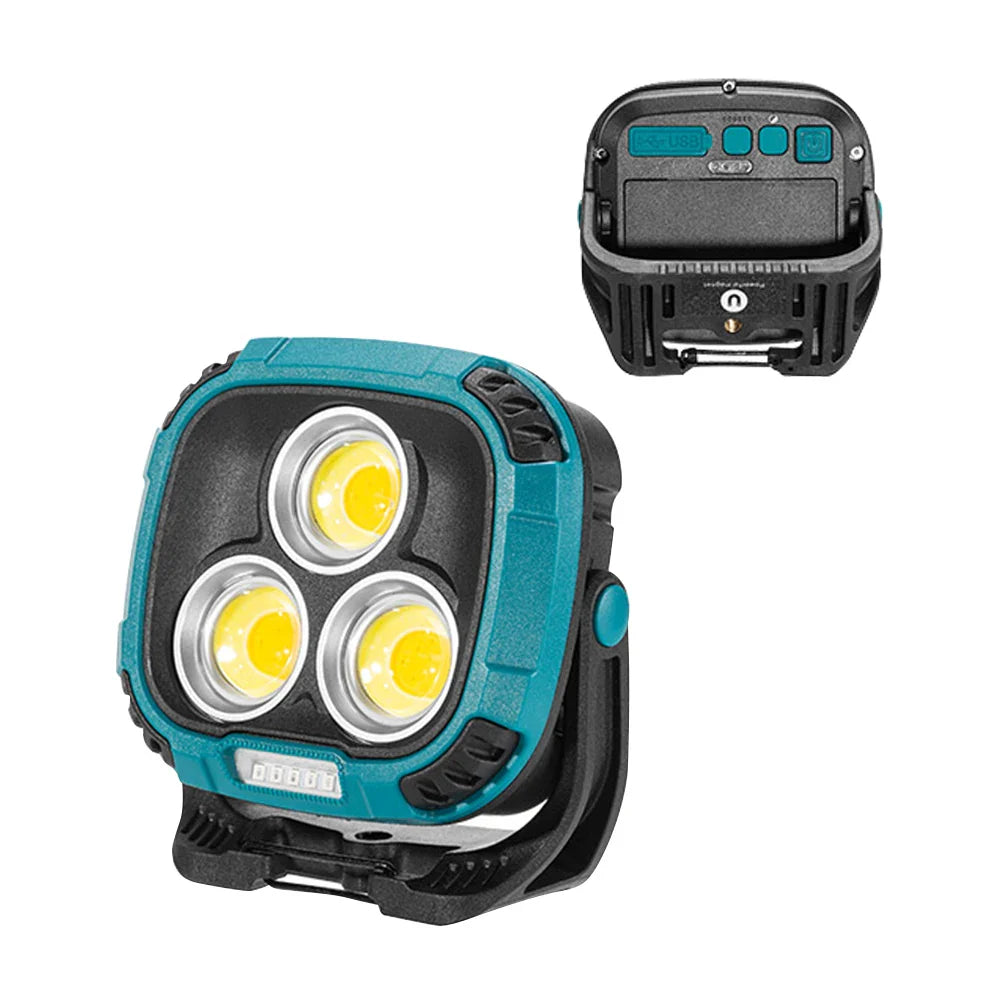 New Portable Led Spotlight Super Bright Led Dimmable Work Light USB Rechargeable for Outdoor Camping Lamp Led Flashlight by