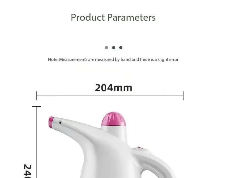 Portable Handheld Fabric Steamer 800W Quick Heat Steamer for Clothes Wrinkle Remover Clothing Iron Garment Steam Cleaner