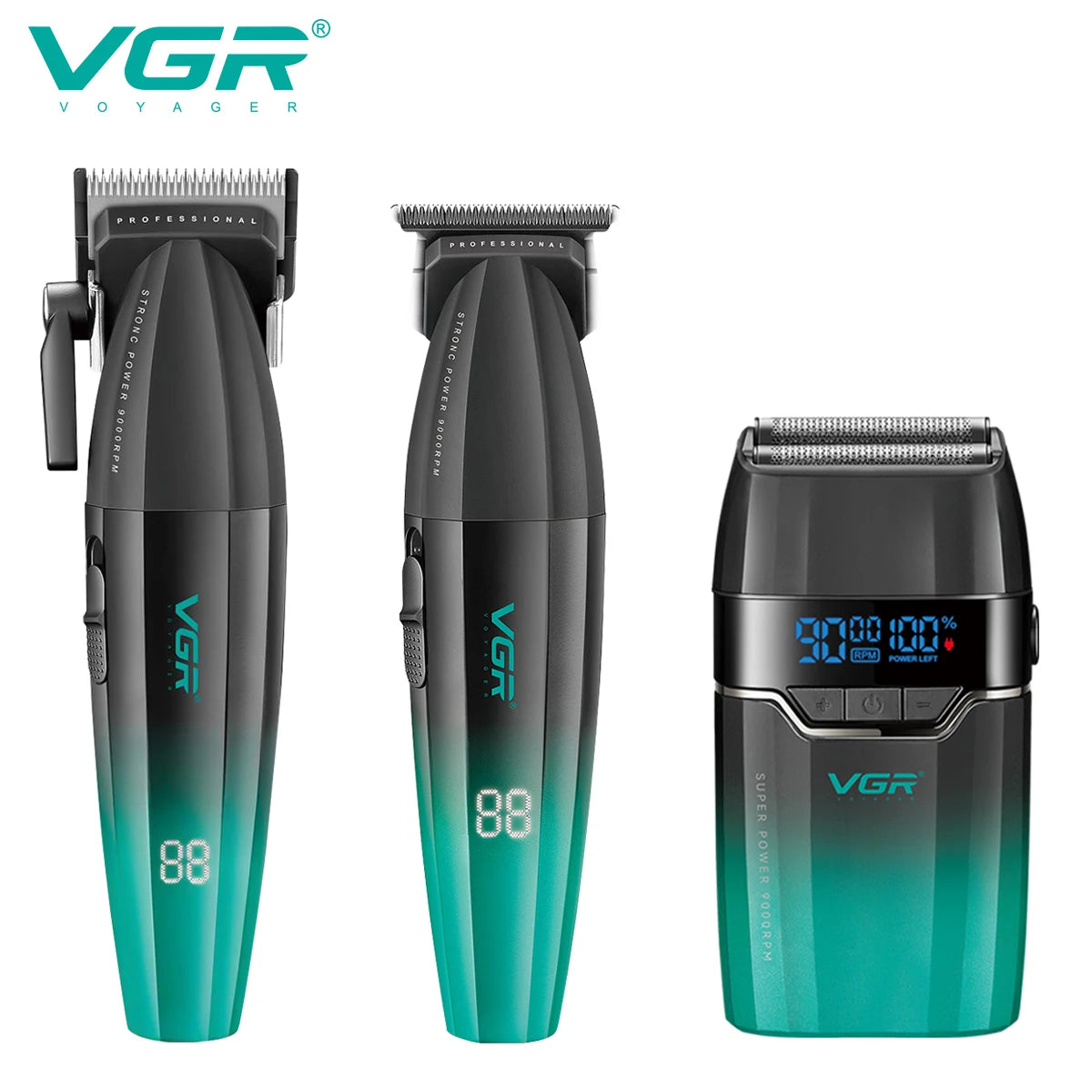 VGR 003 Clipper 906 Hair Cutting Machine High Quality 308 Hair Clipper Professional Set Vgr 003 9000 Rpm 45