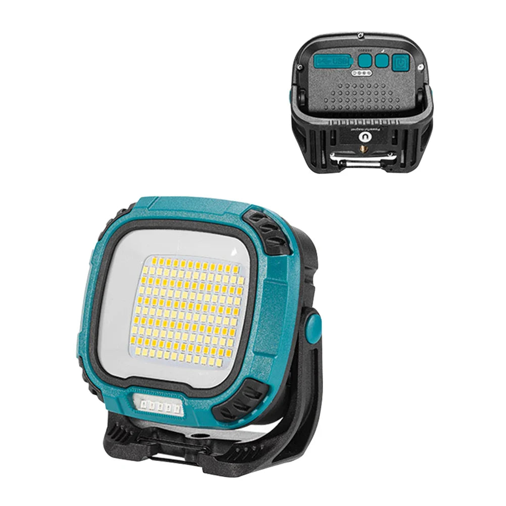 New Portable Led Spotlight Super Bright Led Dimmable Work Light USB Rechargeable for Outdoor Camping Lamp Led Flashlight by