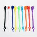 Silicone Shoelaces Round Elastic Shoe Laces Safty No Tie Shoelace For Men Women children All Sneakers Fit Strap Shoe Laces