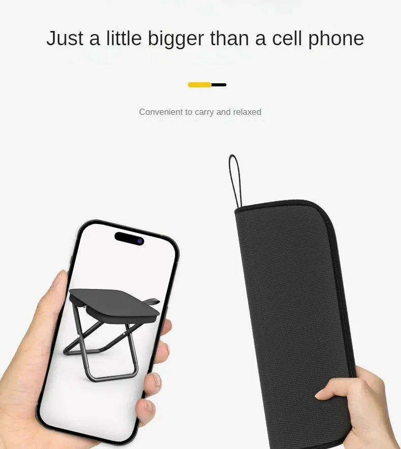 Portable multifunctional outdoor picnic camping folding chair, ultra light fishing stool, travel stool, fishing accessories