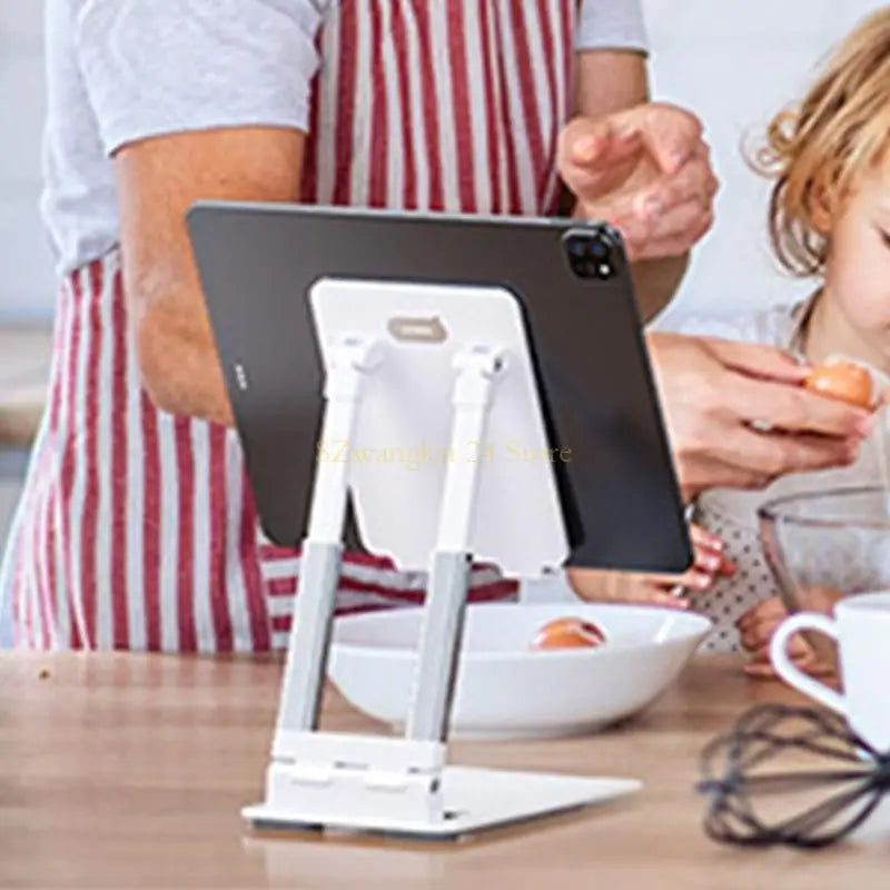 H7BB Universal Tablet Holder for Watching Videos Learning Height Adjustable Gift for Family Kids