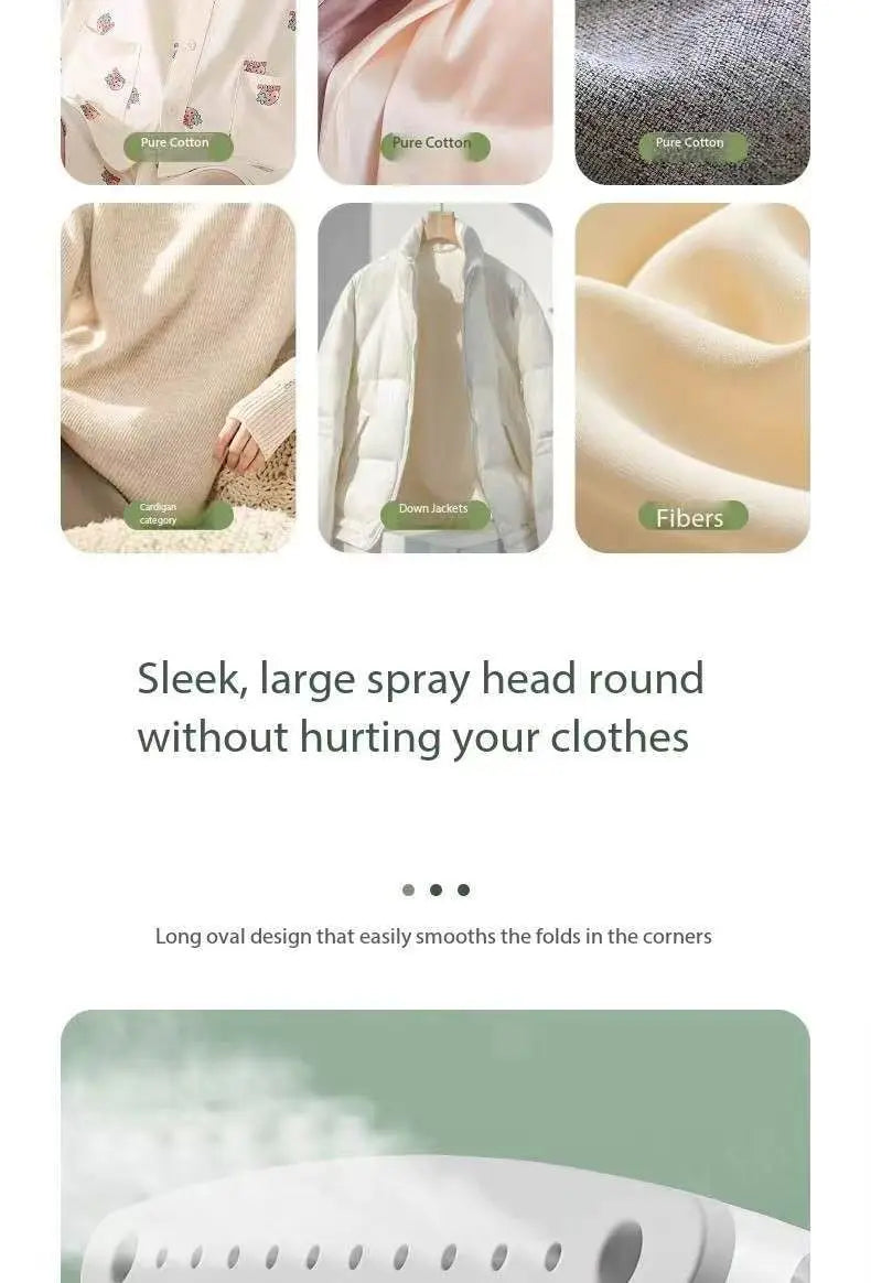 Portable Handheld Fabric Steamer 800W Quick Heat Steamer for Clothes Wrinkle Remover Clothing Iron Garment Steam Cleaner