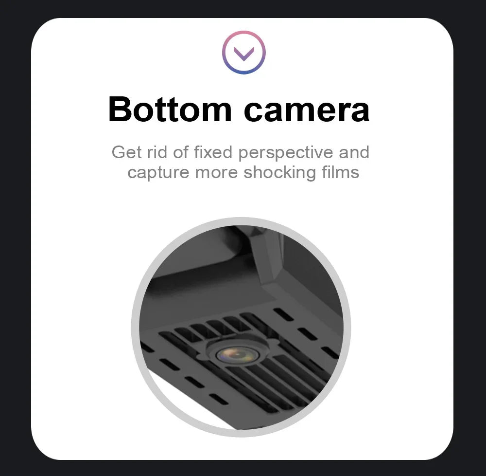 Dual Camera  E99Pro HD Drone with WiFi FPV Obstacle Avoidance Quadcopter Aerial Photography Professional