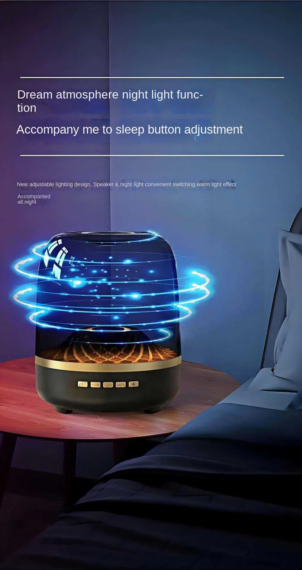 New Sound Box Bluetooth Speaker Subwoofer Colorful Glass Home High Volume Wireless Computer Speaker Audience Tronsmart Speaker