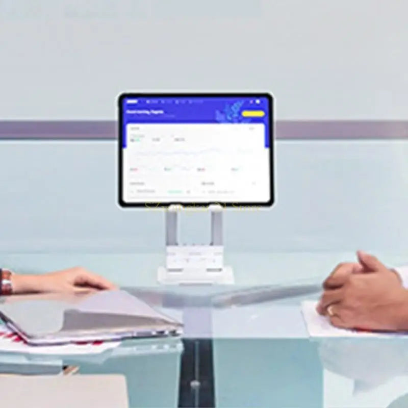 H7BB Universal Tablet Holder for Watching Videos Learning Height Adjustable Gift for Family Kids