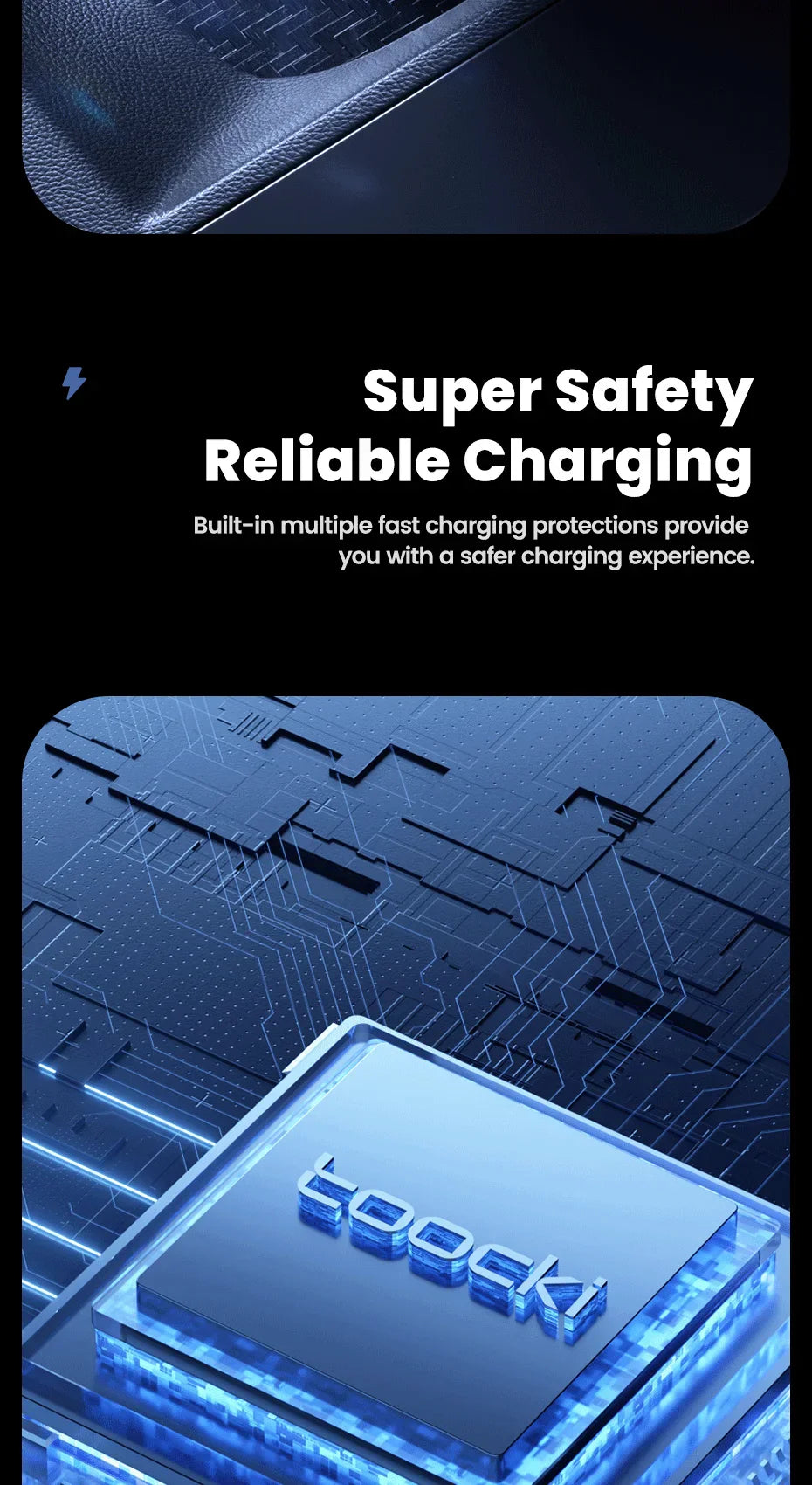 Toocki Mini PD 45W Car Charger Pull Ring Fast Charging USB C Phone Charger Adapter For iPhone 14 13 Pro Xiaomi Samsung Huawei