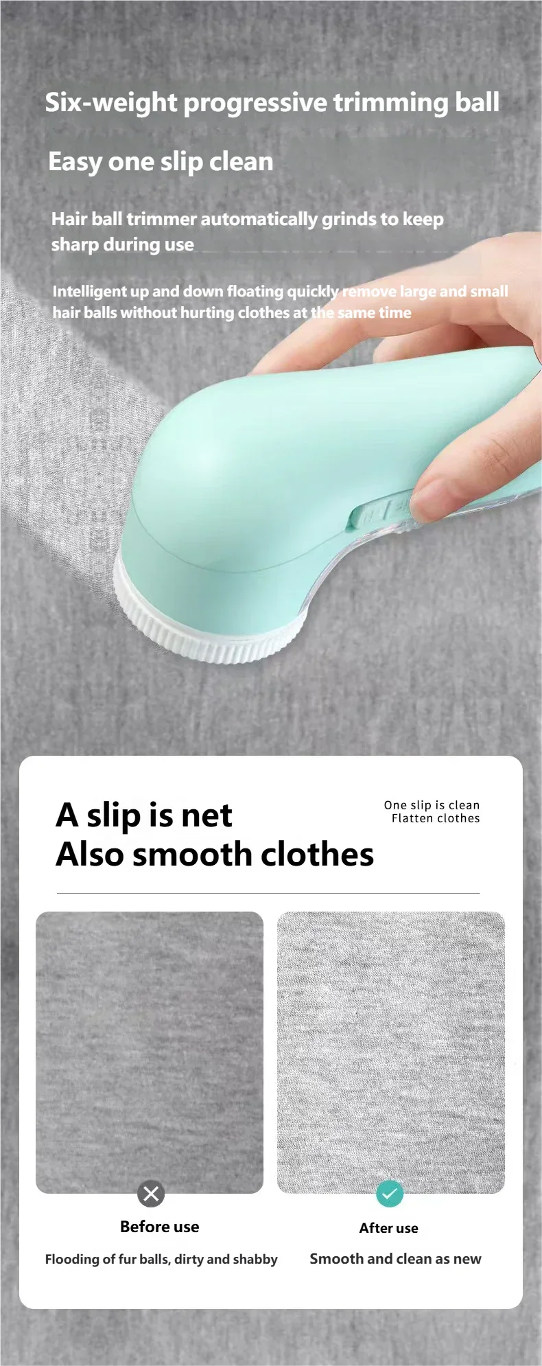 Electric Household Clothes Shaver Fabric Lint Remover Fuzz Electric Fluff Portable Brush blade Professional Lint Remover Trimmer