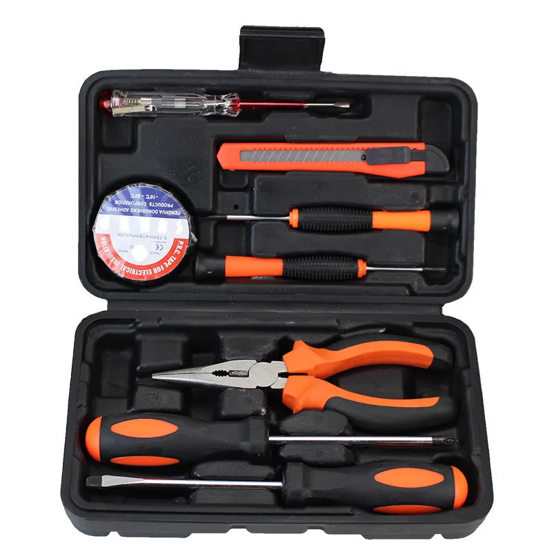 Household Hardware Tools Combination Set Car Maintenance Tools Electric Drill Impact Drill Set Toolbox