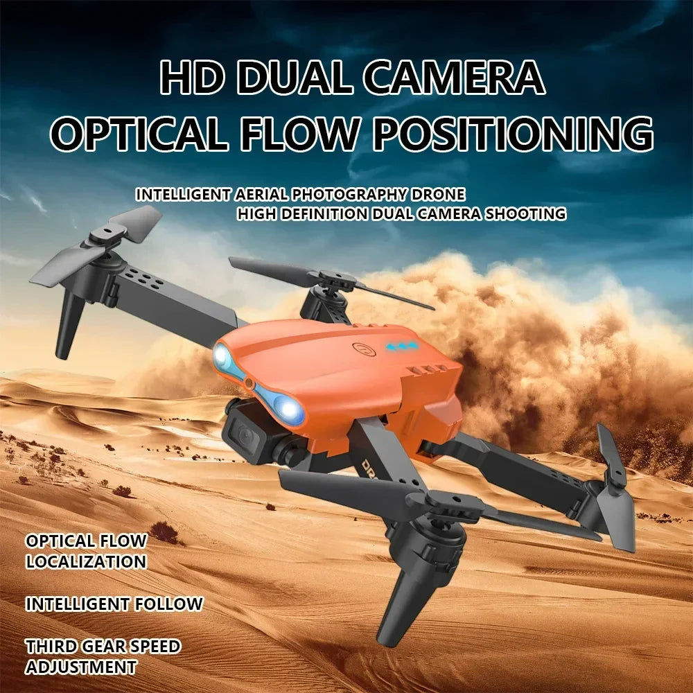 Dual Camera  E99Pro HD Drone with WiFi FPV Obstacle Avoidance Quadcopter Aerial Photography Professional