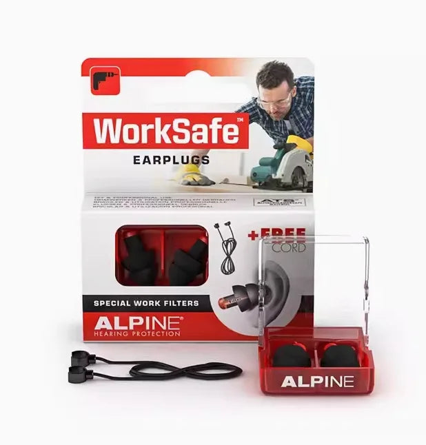 Alpine Worksafe Earplugs Anti-noise Ear Plugs for work study special workshop hearing protection