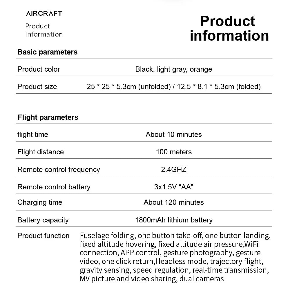 Dual Camera  E99Pro HD Drone with WiFi FPV Obstacle Avoidance Quadcopter Aerial Photography Professional