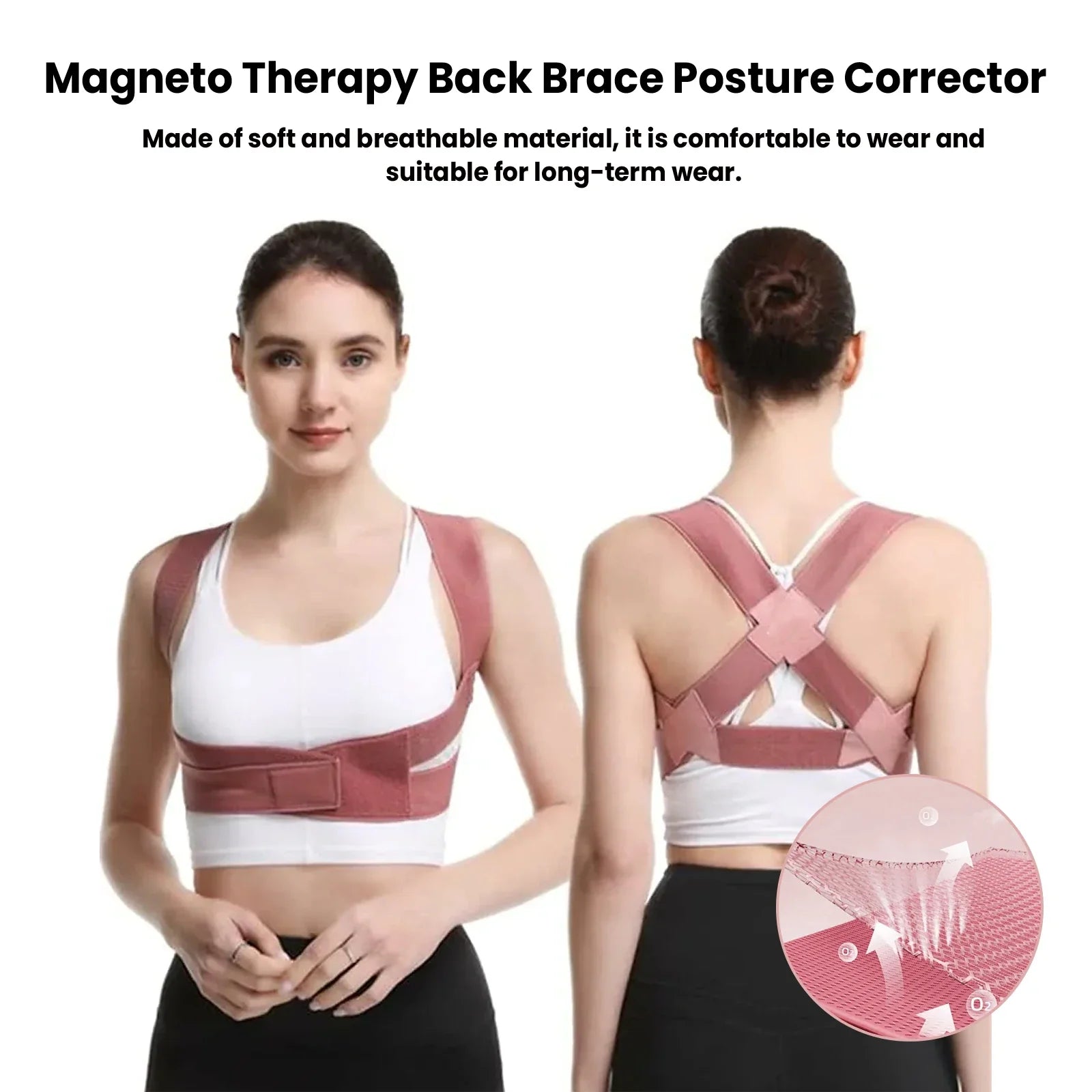 Back Support Posture Brace Body Back Sitting Position Rectifier Adult Writing Humpback Correction