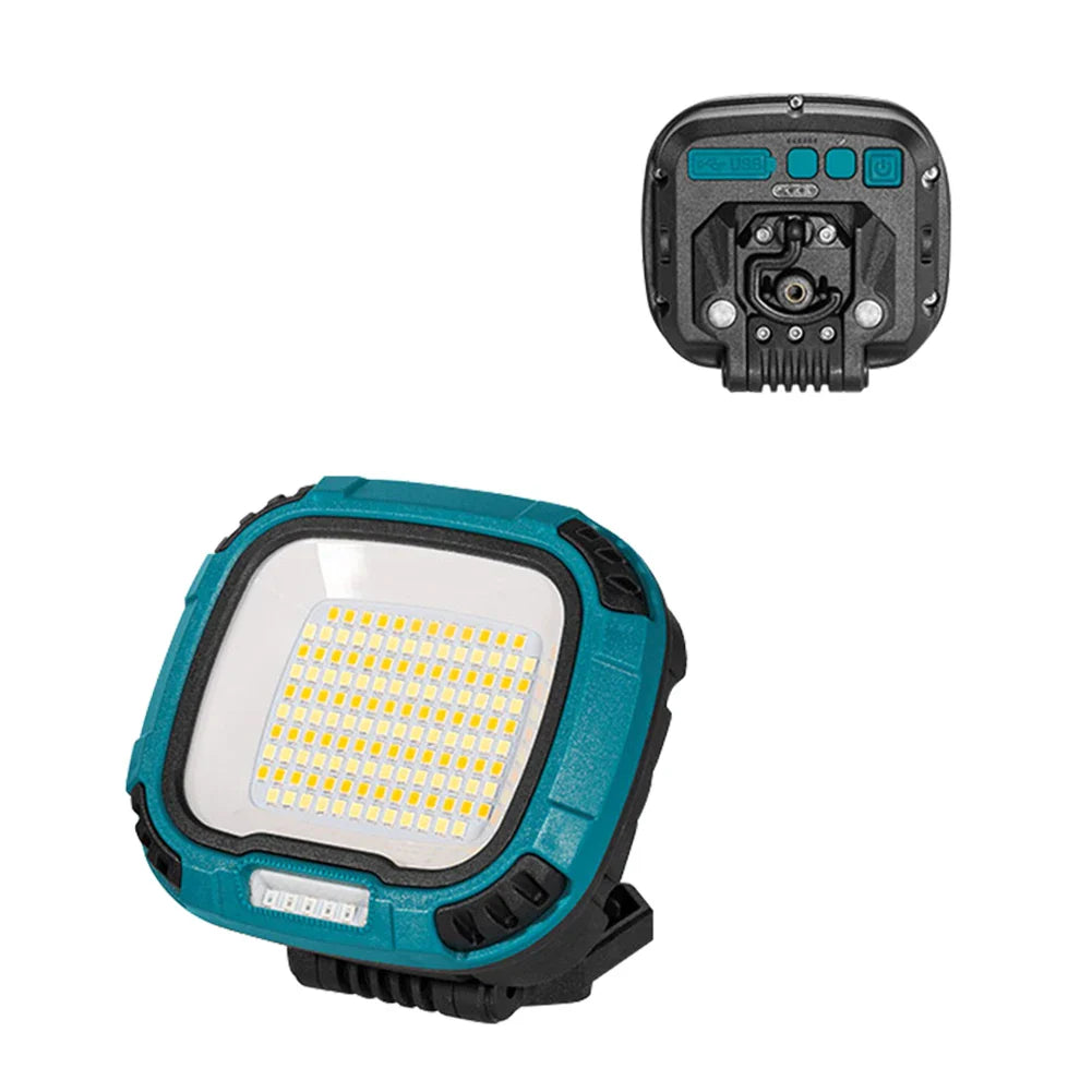 New Portable Led Spotlight Super Bright Led Dimmable Work Light USB Rechargeable for Outdoor Camping Lamp Led Flashlight by