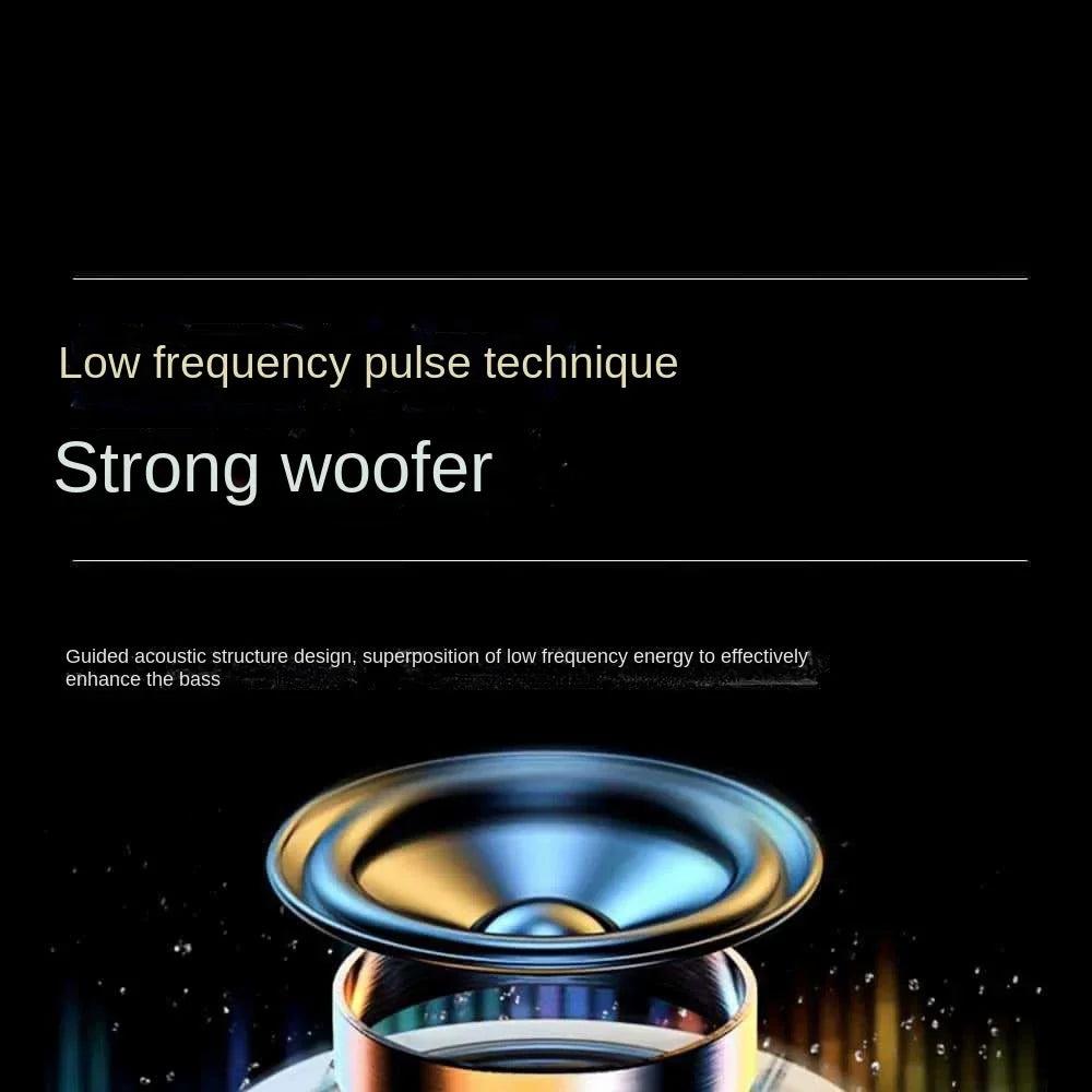 New Sound Box Bluetooth Speaker Subwoofer Colorful Glass Home High Volume Wireless Computer Speaker Audience Tronsmart Speaker