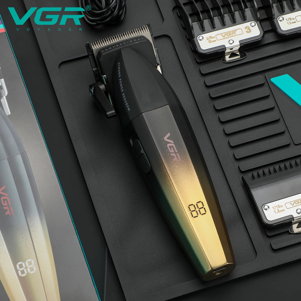 VGR 003 Clipper 906 Hair Cutting Machine High Quality 308 Hair Clipper Professional Set Vgr 003 9000 Rpm 45