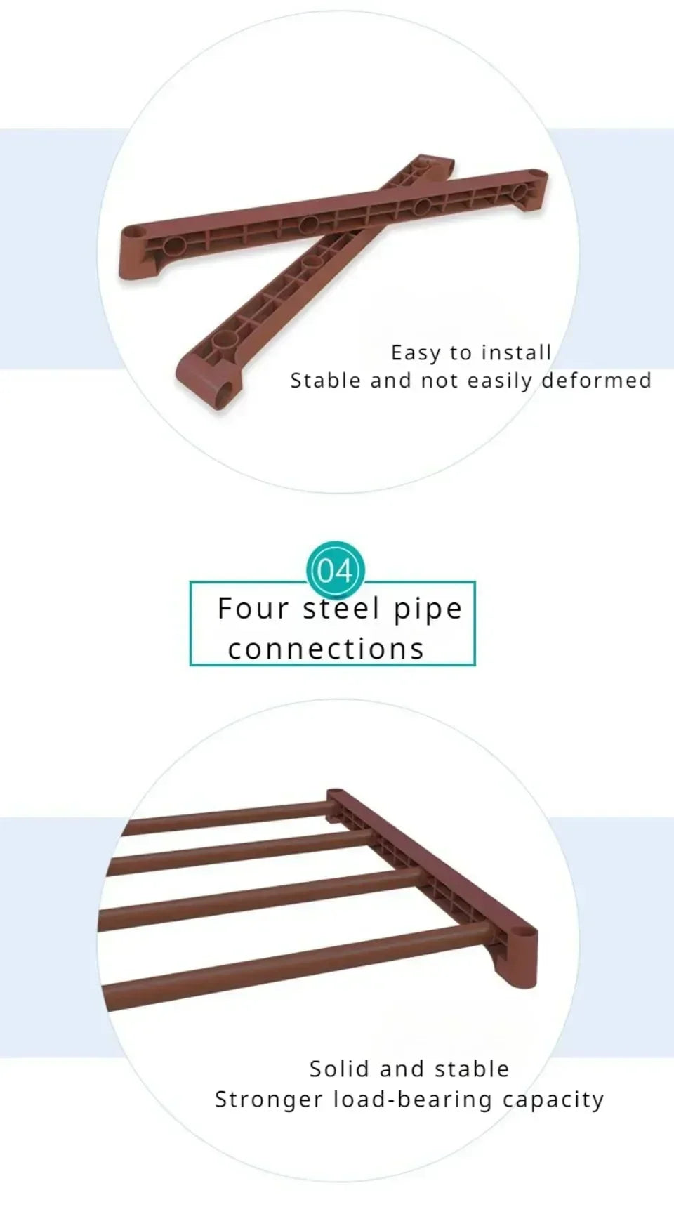 Mobile Clothes Hanger Triangle Floor Standing with Wheels Coat Rack Multi-function Household Bedroom Living Room Clothes Rack